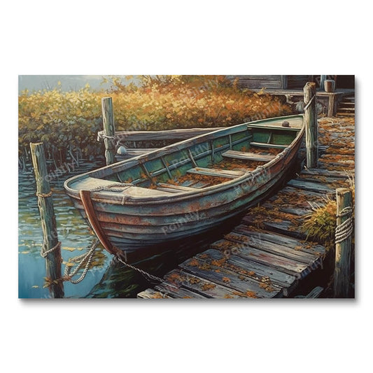 Rustieke rimpelingen (diamond painting)