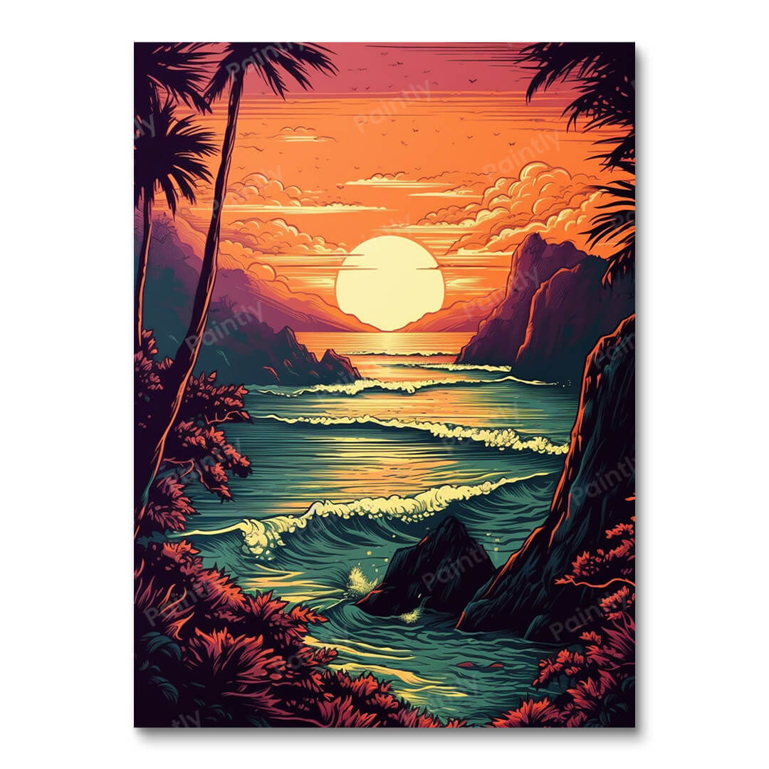 Sunset Rendez-vous (Diamond Painting)