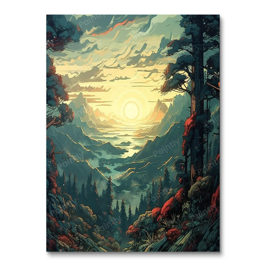 Weelderige Odyssee (Diamond Painting)