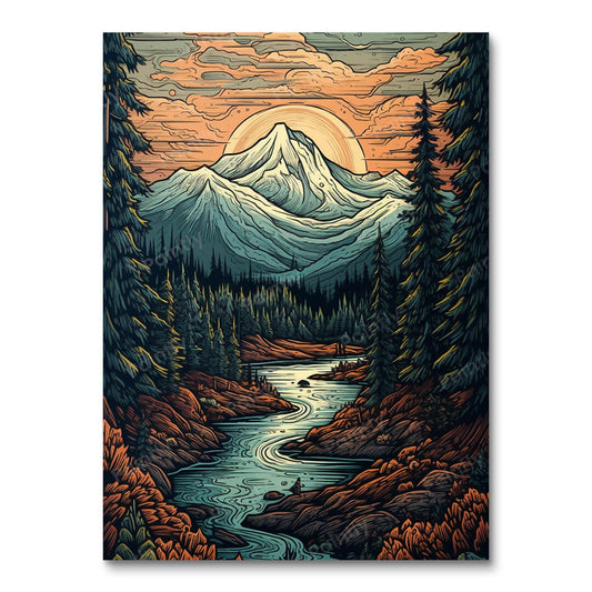 Etherische schemering (diamond painting)