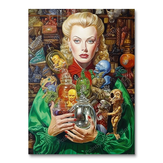 De hoek van de alchemist (diamond painting)