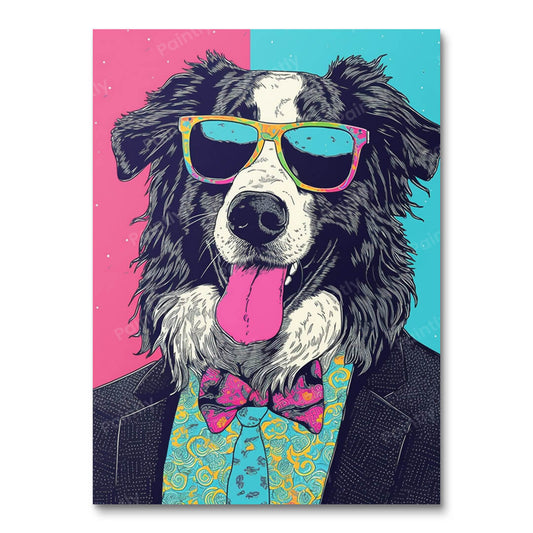 Komische Doggo I (diamond painting)