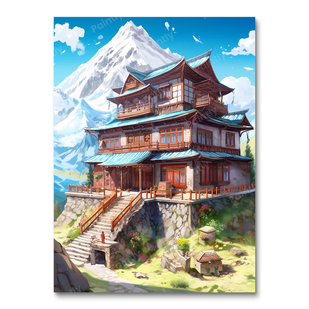 De Himalaya (diamond painting)