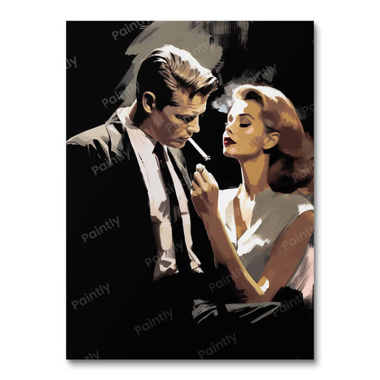 Bonnie en Clyde (diamond painting)