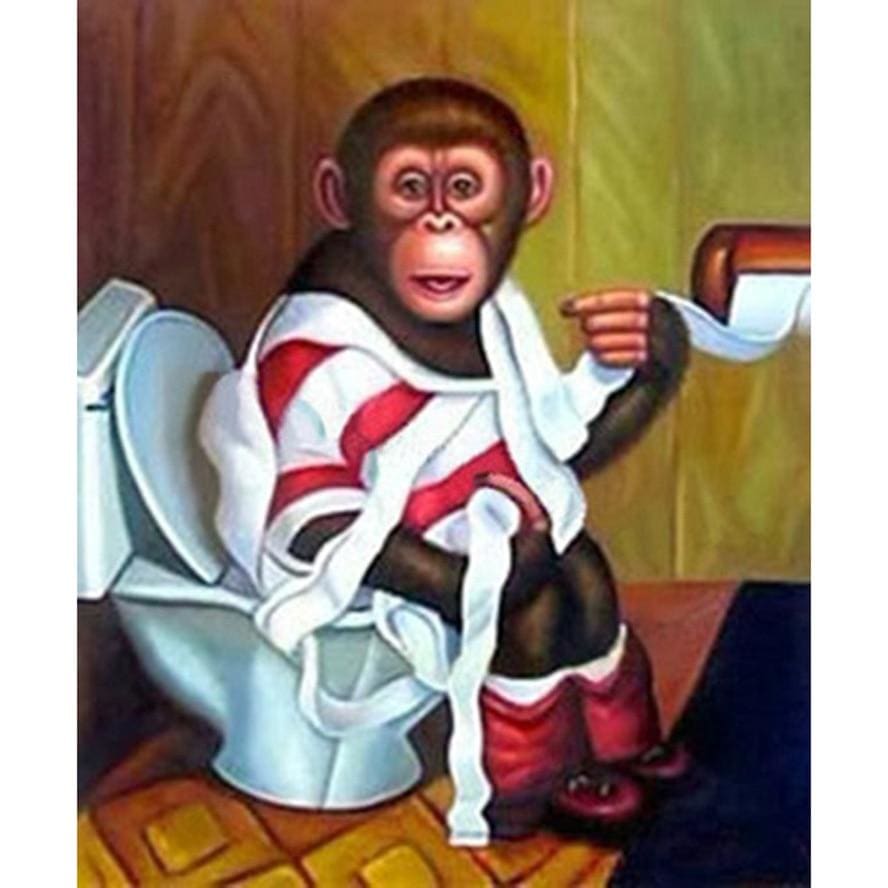 Aap Op Toilet | Morgen In Huis