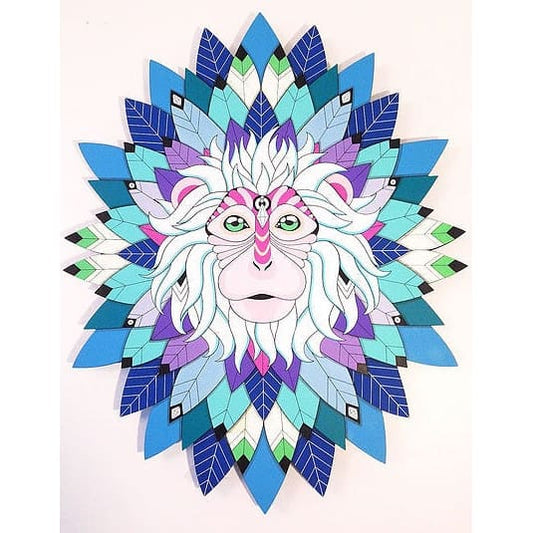 Aap Totem | Exclusieve Diamond Painting