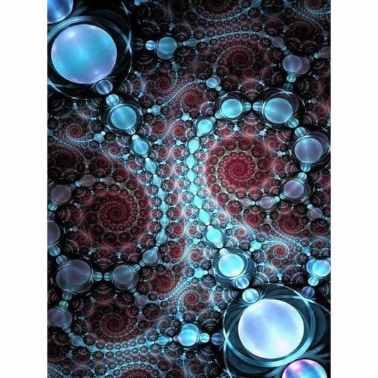 Abstracten bubbels donker - 4
