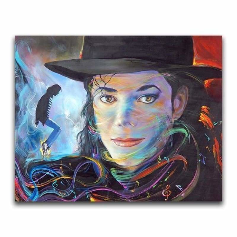 Abstracten kunst Micheal Jackson - 4