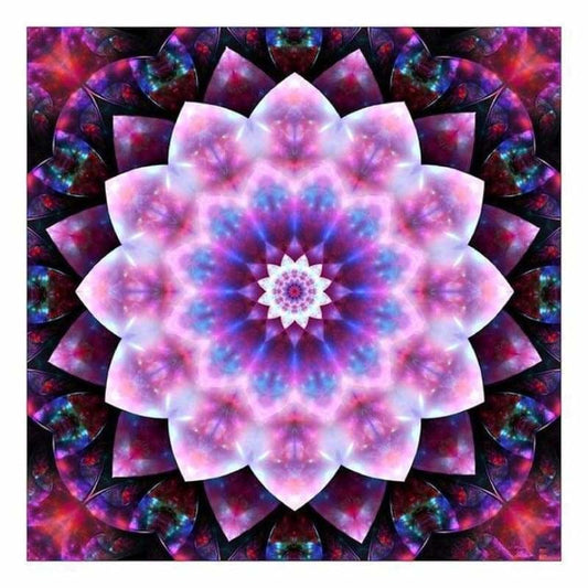 Abstracten moderne mandala kristal