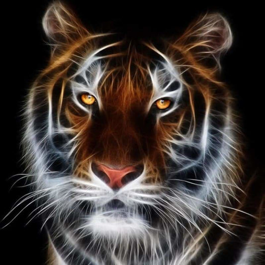 Full Vorm steentjes - 5D DIY Diamond Painting Animal Tiger Embroidery Art - NEEDLEWORK KITS