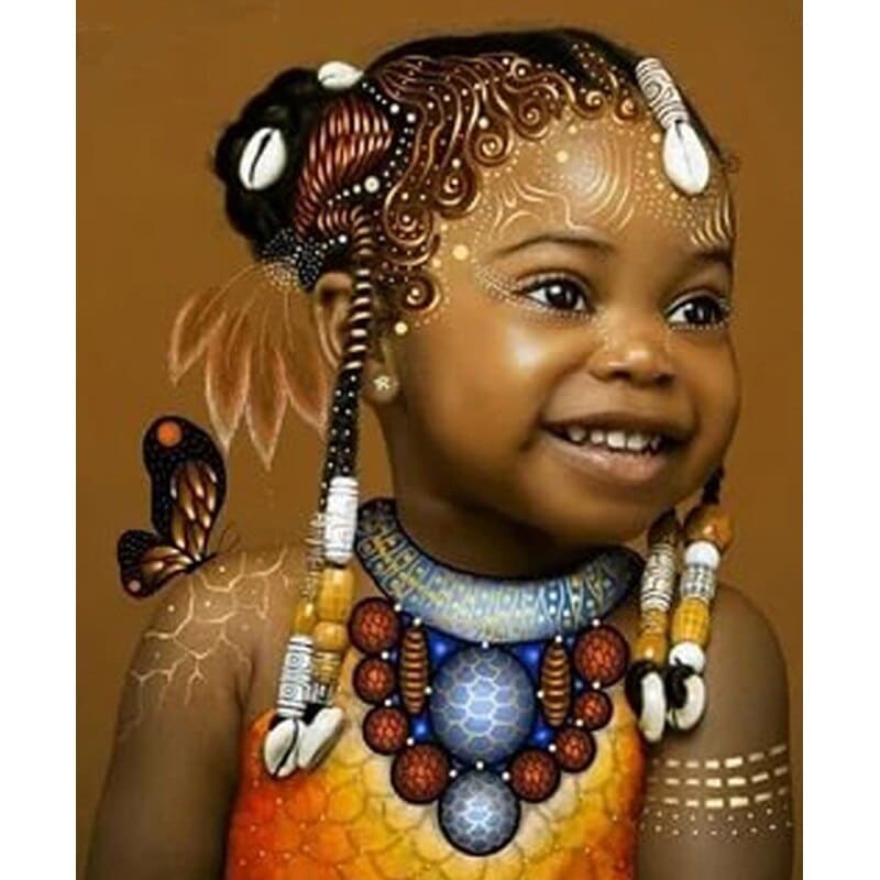 Afrikaans Meisje | Diamond Painting