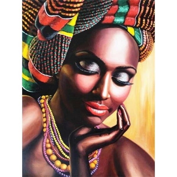 Afrikaanse Vrouw | Diamond Painting