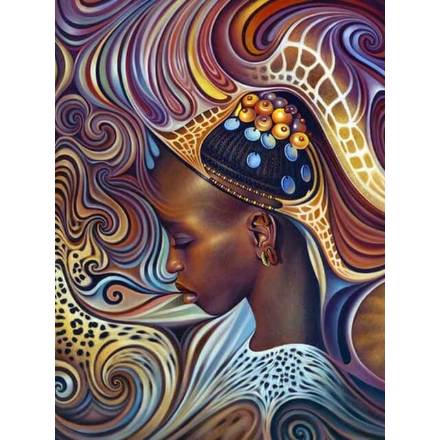 Afrikaanse Vrouw | Diamond Painting
