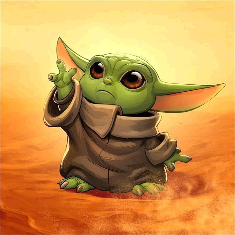 Baby Yoda | Diamond Painting