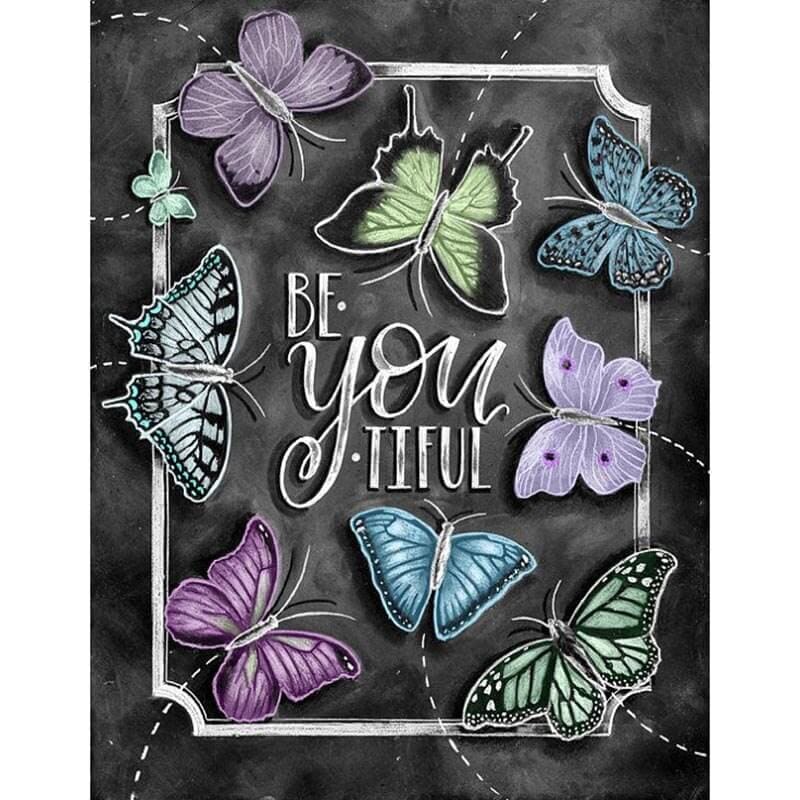 Be you tiful - 40x50cm (Min. formaat i.v.m. details) / 