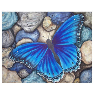 Blauwe Vlinder | Diamond Painting