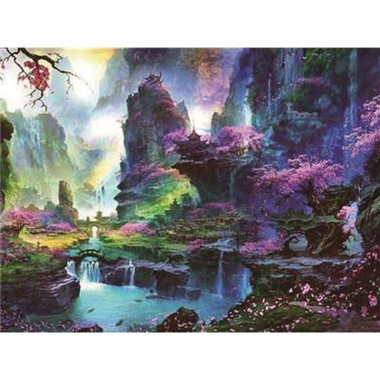 Full Vorm steentjes - 5D DIY Diamond Painting Kits Fantasy Dream Landscape Nature - NEEDLEWORK KITS