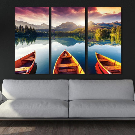 Bootjes Bij Meer | 3 Luiken