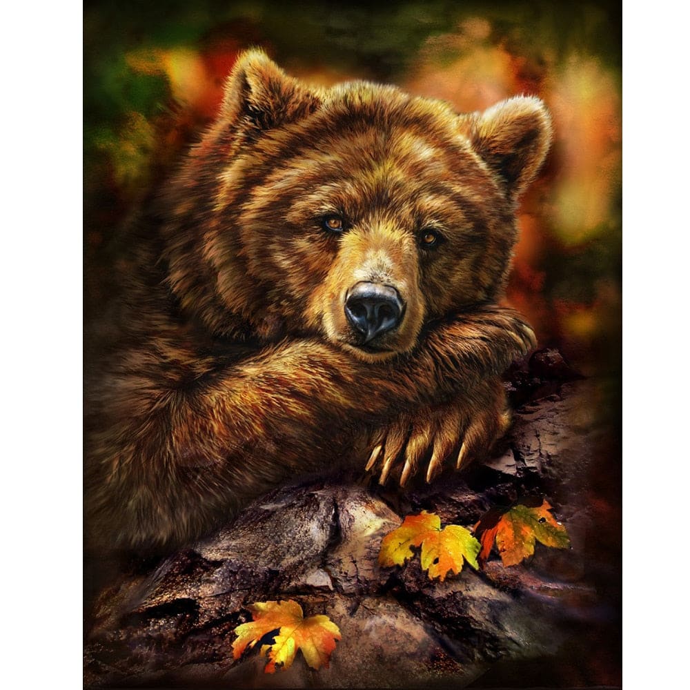 Bruine Beer | Diamond Painting