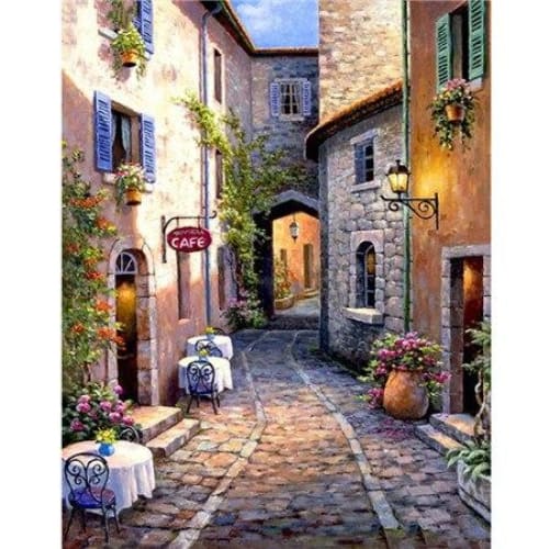 Café In Straatje | Morgen In Huis