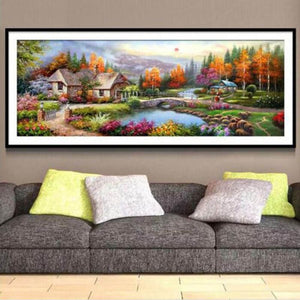 Canadees Vakantiehuisje XL | Diamond Painting