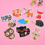 Dieren stickers | 8 soorten - Kinderen