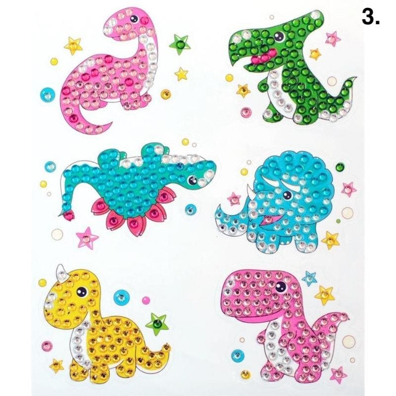 Dino stickers | 3 soorten - 3 - Kinderen