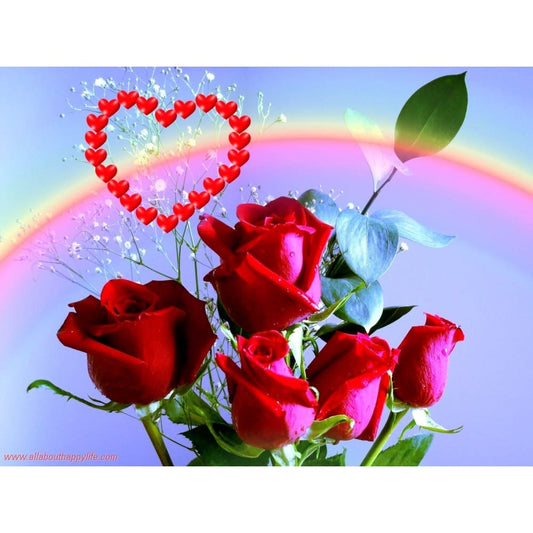 DIY Diamant Schilderij - Bloem PIX-713 - Diamond Painting