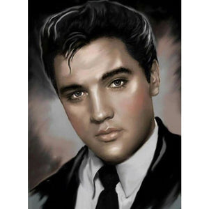 DIY diamant schilderij - Elvis Presley karikatuur PIX-432 - 