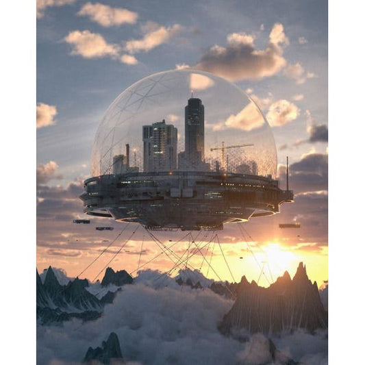 DIY Diamant Schilderij - Fantasie PIX-1807 - Diamond