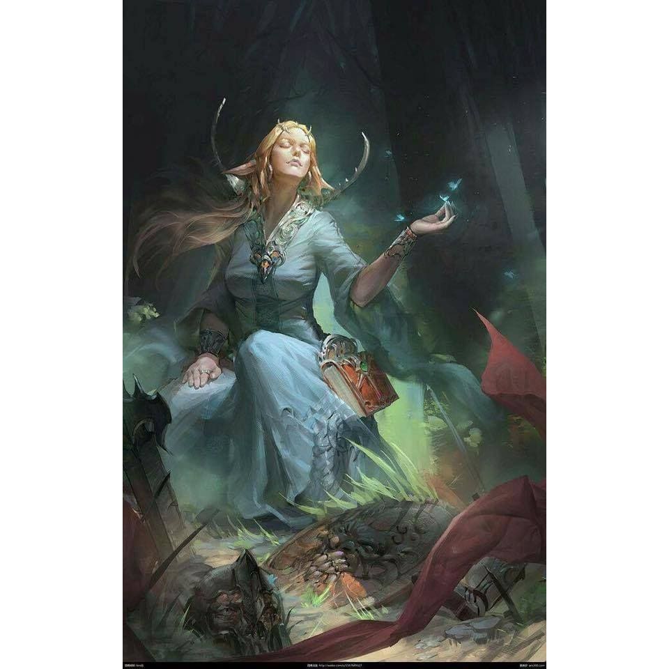 DIY Diamant Schilderij - Fantasie PIX-1881 - Diamond 