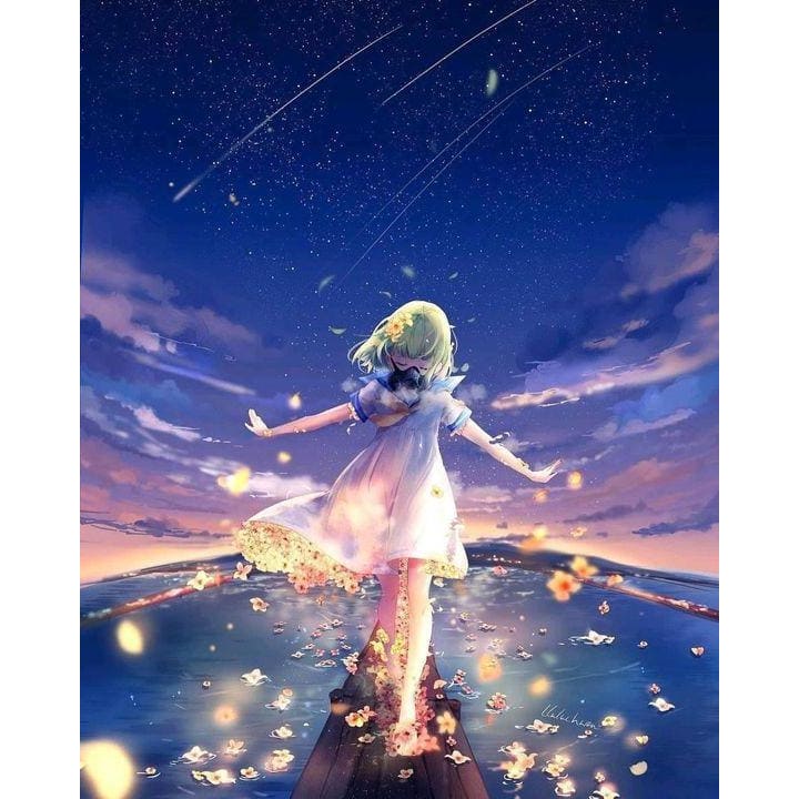 DIY Diamant Schilderij - Fantasie PIX-1882 - Diamond 