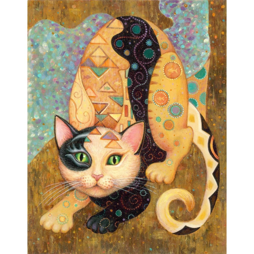 DIY diamant schilderij - kat PIX-1324 - Diamond Painting
