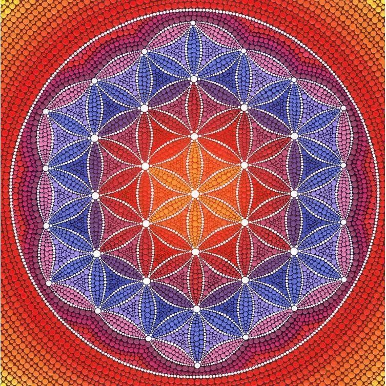 DIY diamant schilderij - Mandala PIX-863 - Diamond Painting