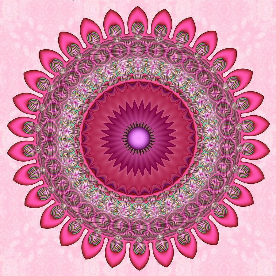 DIY diamant schilderij - Mandala PIX-870 - Diamond Painting