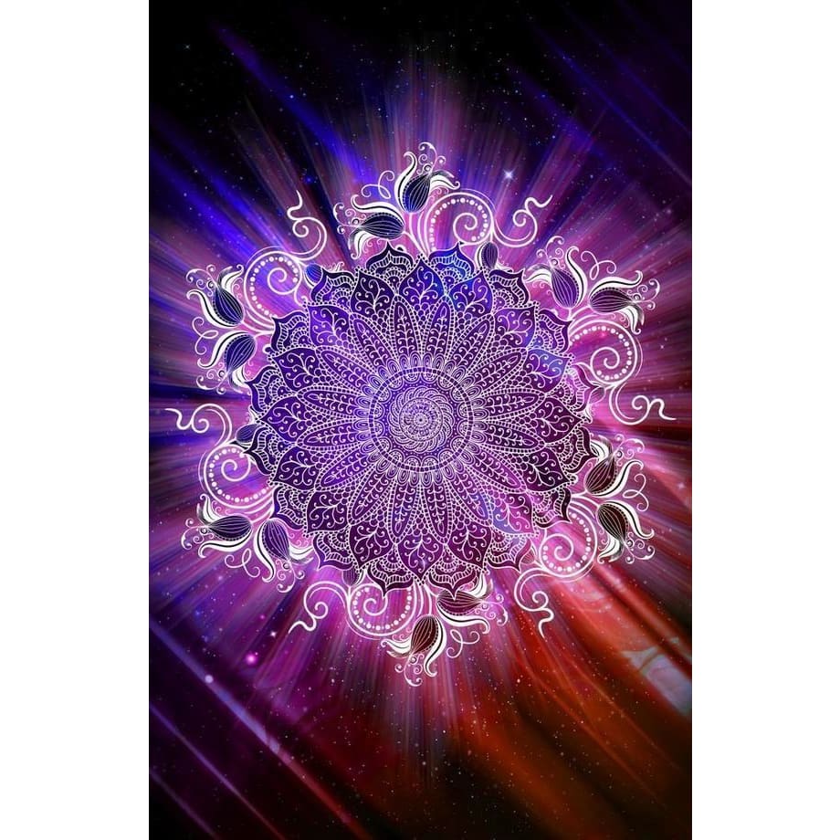 DIY diamant schilderij - Mandala PIX-873 - Diamond Painting