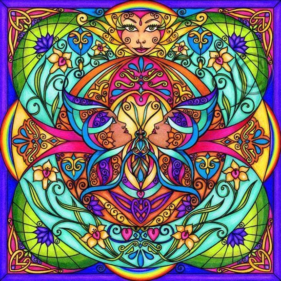 DIY diamant schilderij - Mandala PIX-877 - Diamond Painting