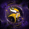 DIY diamant schilderij - Minnesota Vikings kleur PIX-1297 - 