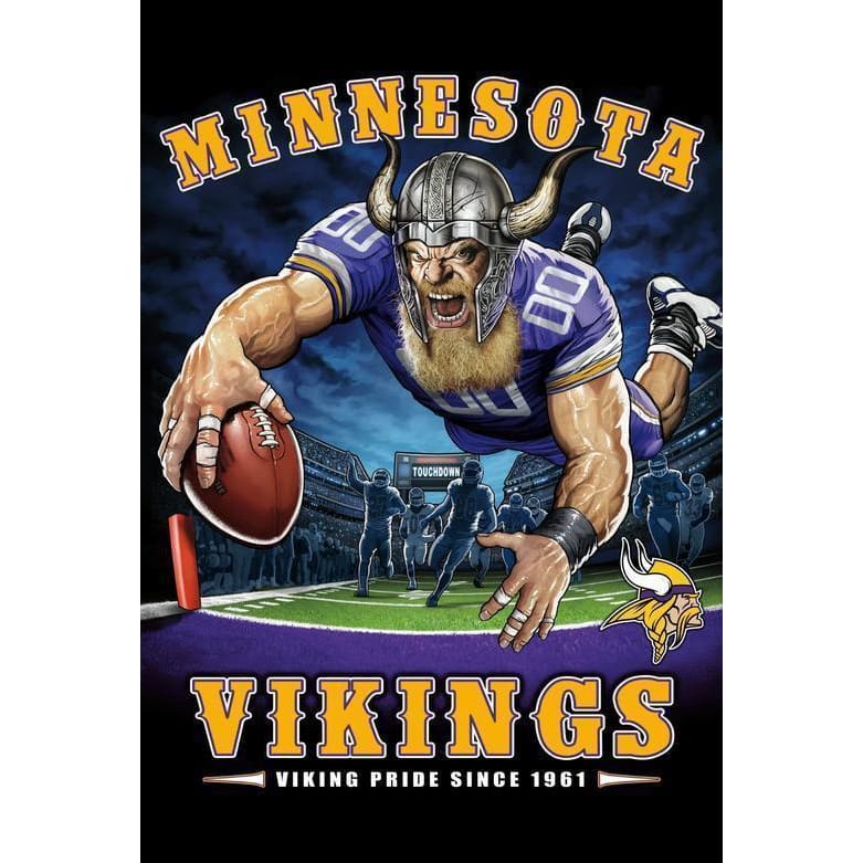 DIY diamant schilderij - Minnesota Vikings PIX-1294 - 