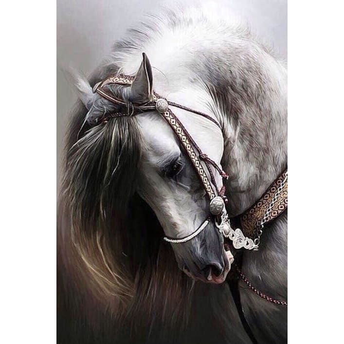 DIY diamant schilderij - paard PIX-92 - Diamond Painting