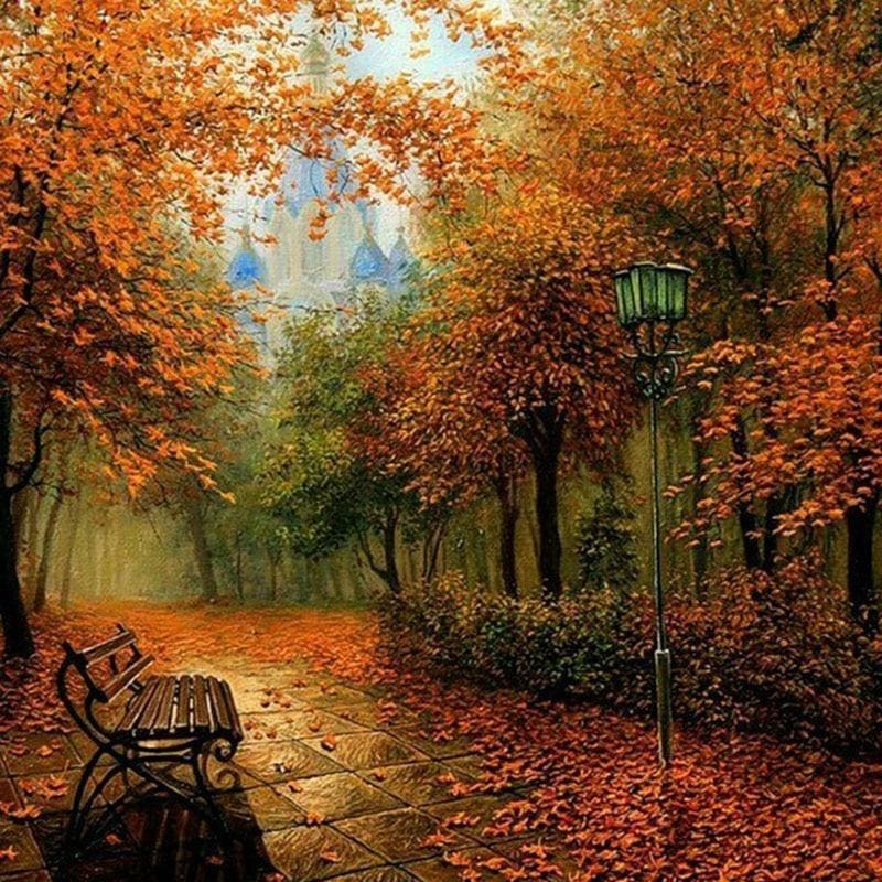 DIY diamant schilderij - Park PIX-132 - Diamond Painting