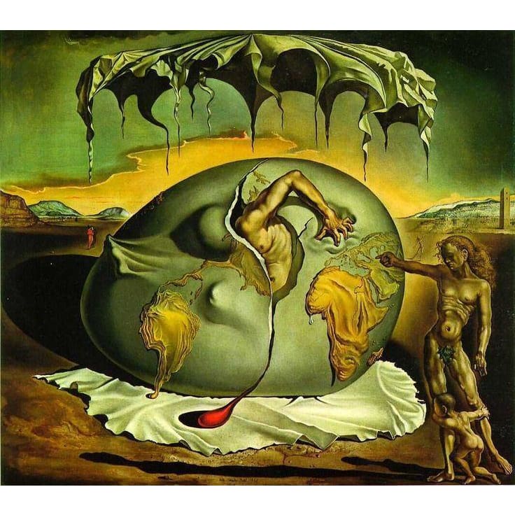 DIY diamant schilderij - Salvador Dali 3D PIX-434 - Diamond 