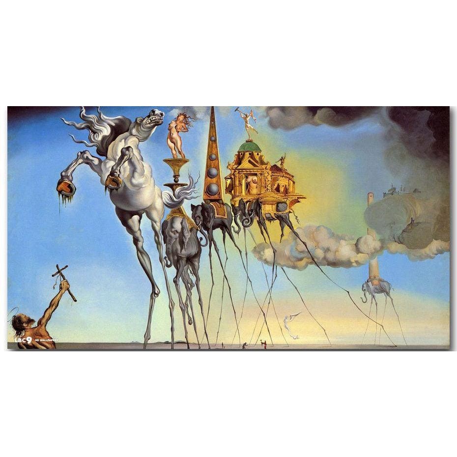 DIY diamant schilderij - Salvador Dali paard PIX-438 - 