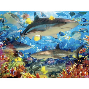 DIY diamant schilderij - Shark Fish PIX-1312 - Diamond 