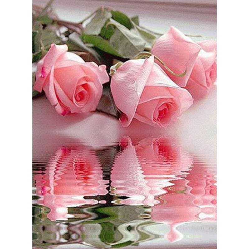 DIY Diamond Painting - Bloemroze PIX-162 - Diamond Painting