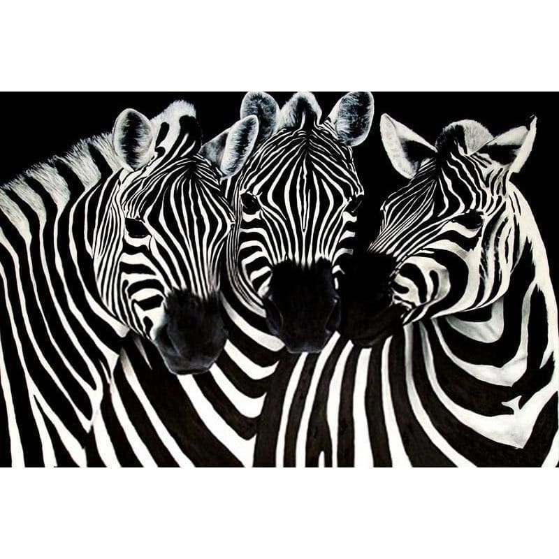 DIY Diamond Painting - Dierenzebra PIX-229 - Diamond 