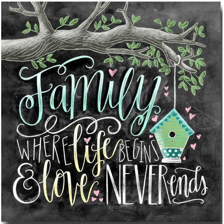 DIY Diamond Painting - Family Live Love Colors PIX-1217 - 