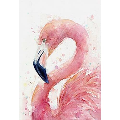 DIY Diamond Painting - Flamingo Picture II PIX-498 - Diamond