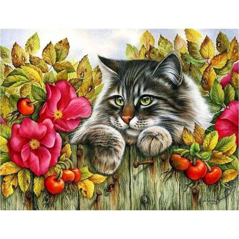 DIY Diamond Painting - Kat PIX-1332 - Diamond Painting