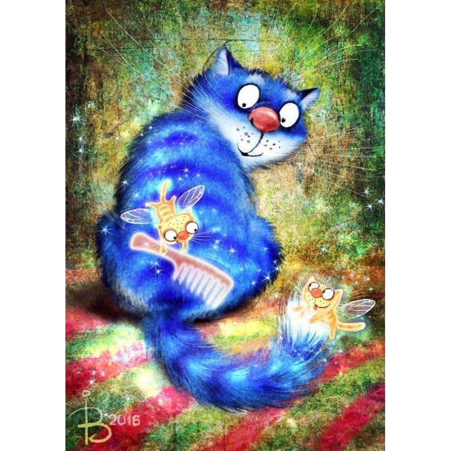 DIY Diamond Painting - Kat PIX-1357 - Diamond Painting